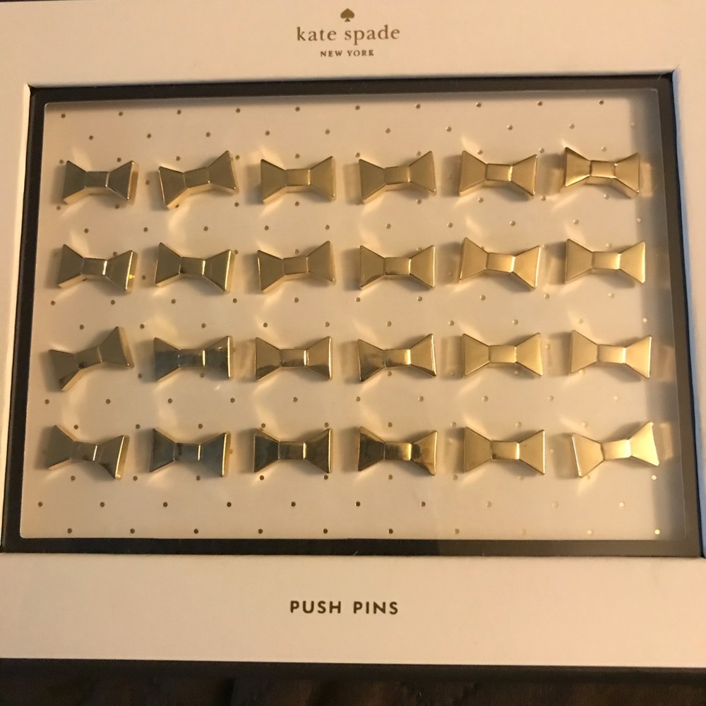 Kate Spade Bow Push Pins